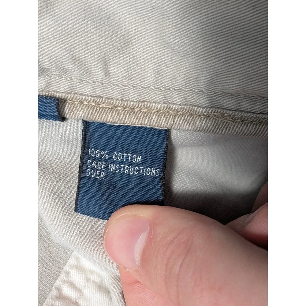 Polo Ralph Lauren Men's Khaki Size 42 Cargo Chino 100% Cotton Shorts Tan Summer